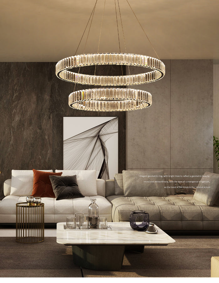 Luxury Crystal Led Chandelier - Level Decor