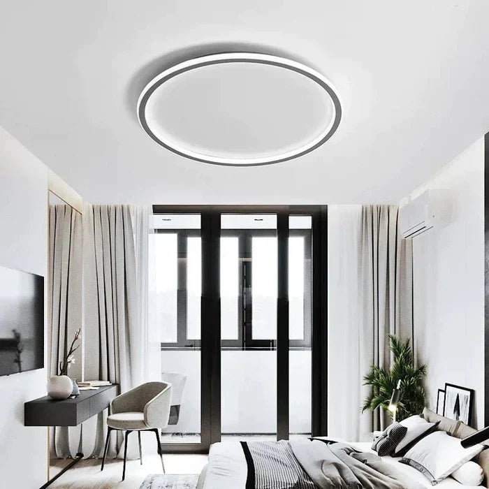 Lysia Ceiling Light - White - 11.8" / 30cm - 25W / Cold white - Level Decor