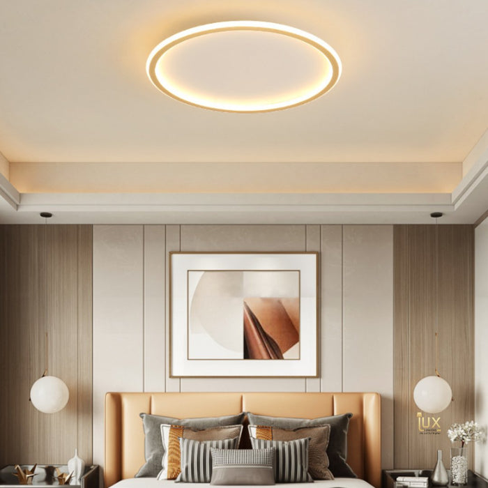 Lysia Ceiling Light - Gold - 15.7" / 40cm - 40W / Cold white - Level Decor