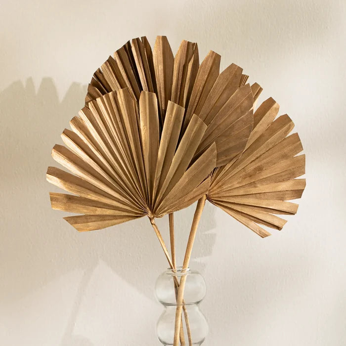 Malar gold sun palms set of 3