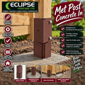 Met Post Concrete In – Secure and Durable Post Support-Eclipse Fencing