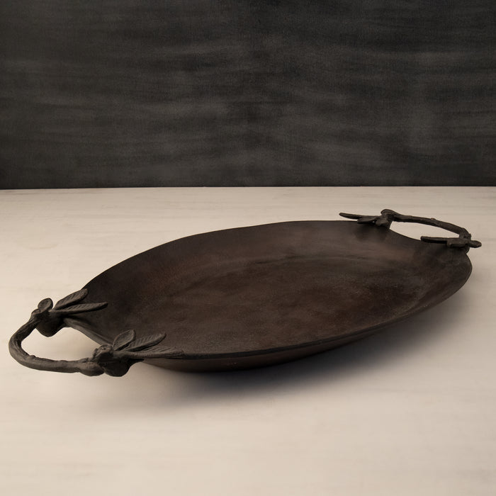 Metal Tray Burnished Copper