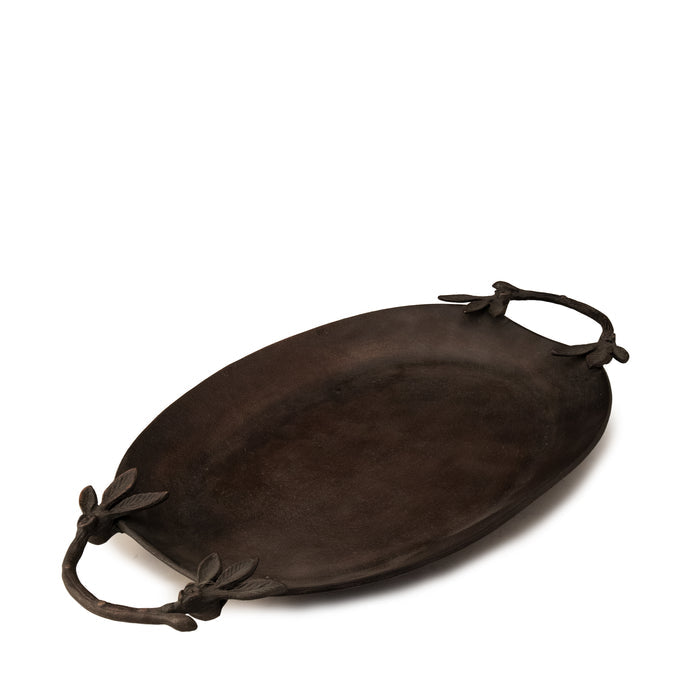 Metal Tray Burnished Copper