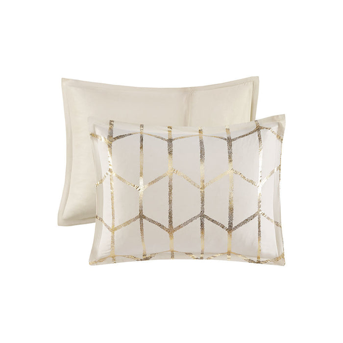 Metallic Printed Comforter Set Doba