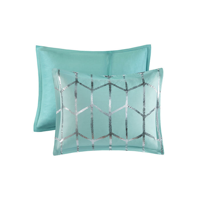 Metallic Printed Comforter Set Doba