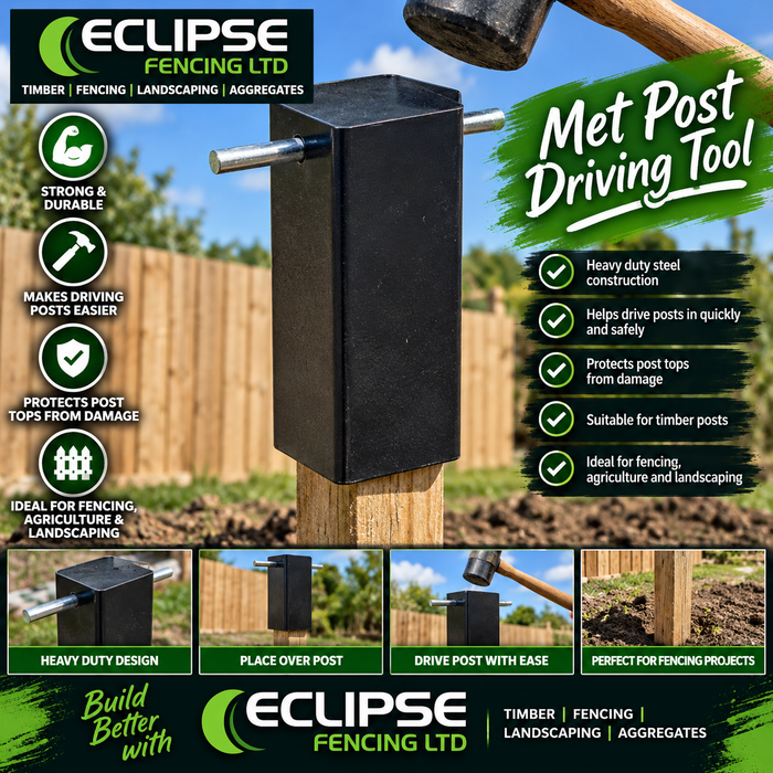 MetPosts Driving Tool – Efficient, Precise, and Durable Post Installation-Eclipse Fencing