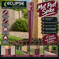 MetPosts Spike – Quick & Secure Ground Post Anchor-Eclipse Fencing