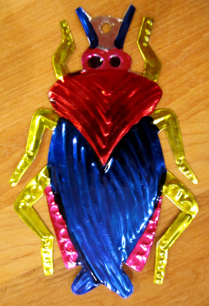 Mexican Tin Ornaments: Bugs