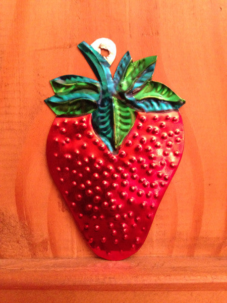 Mexican Tin Ornaments: Fruits