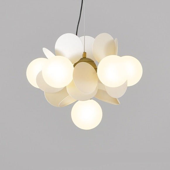 Mila Chandelier - 6 Heads - White - 13.8" x 19.7" / 35cm x 50cm / Warm White 3000K - Level Decor