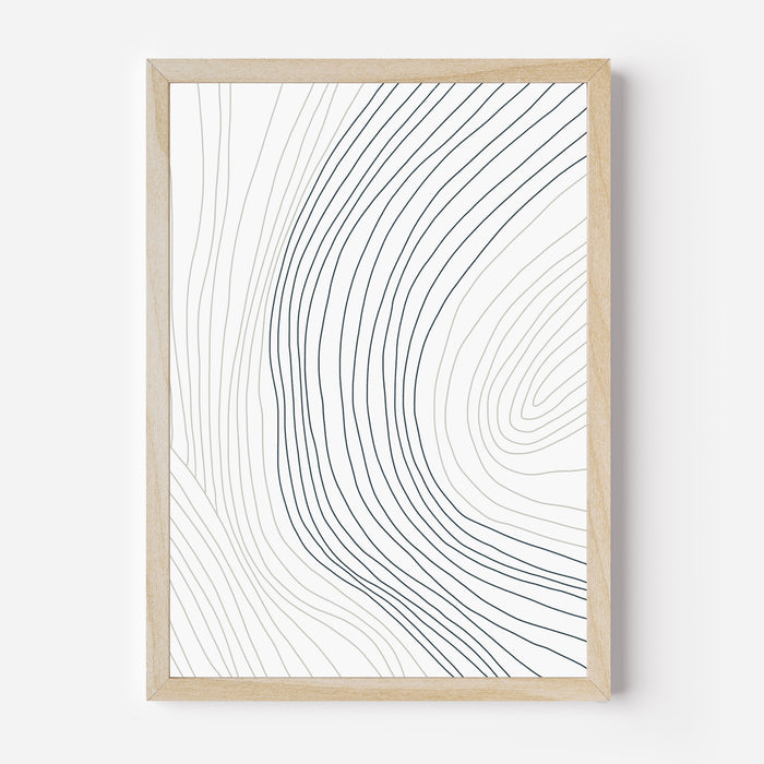 Minimalist Contour Illustration, No. 1 - Jetty Home