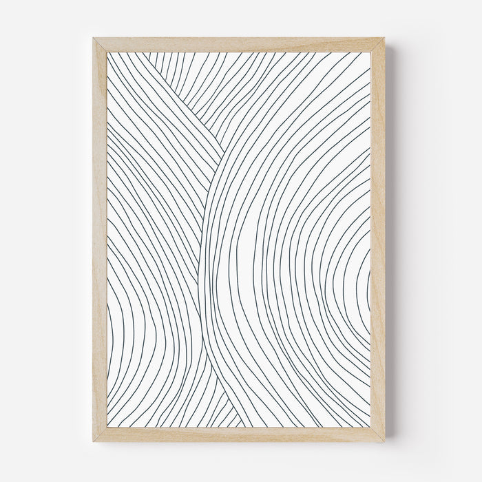 Minimalist Contour Illustration, No. 2 - Jetty Home