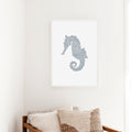 Minimalist Seahorse  - Art Print or Canvas - Jetty Home