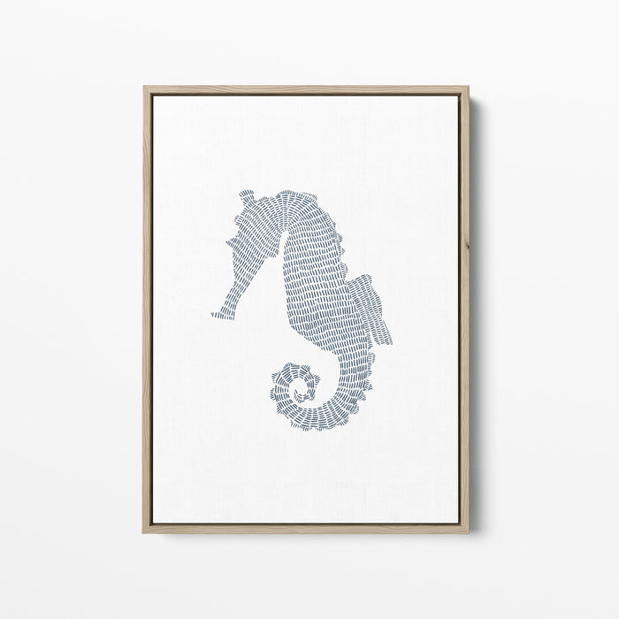 Minimalist Seahorse  - Art Print or Canvas - Jetty Home
