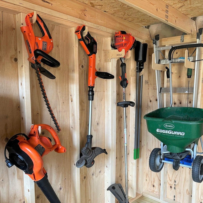 Miscellaneous Hook, Storage Shed Organizer, Yard Shed Organization System, Yard Tool Rack - HangThis Up