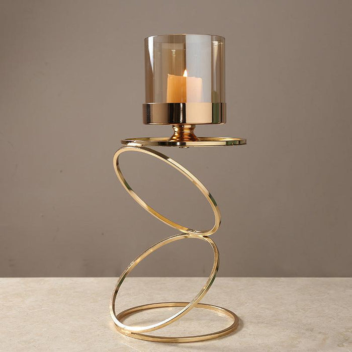 Modern Luxuries Suspended O-Ring Candle Holder - Divine Heart L.A.