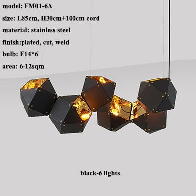 black-6 lights / 3 lights changeable