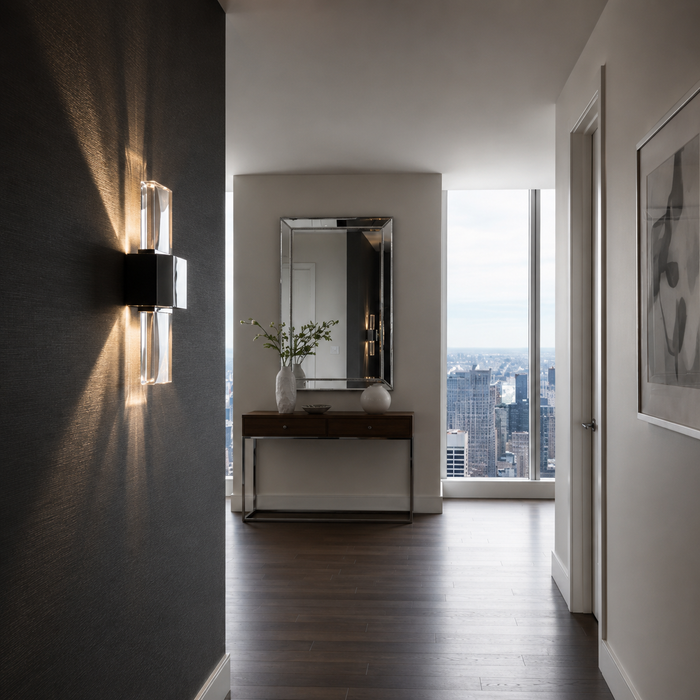 Montreal Minimalist Glass Sconce