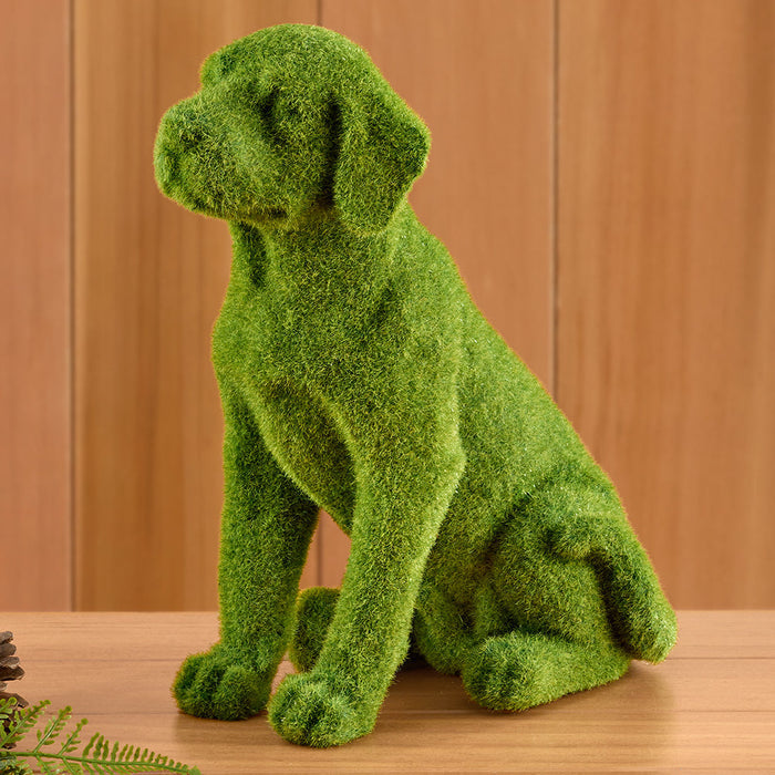 Mossy Dog Figurine