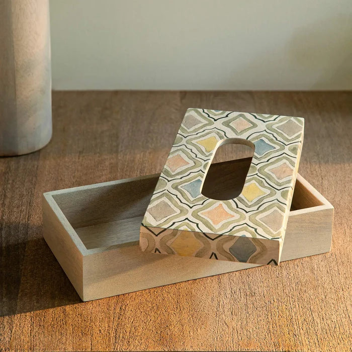 Multicolour Tissue Box