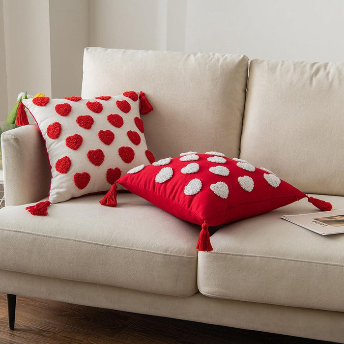 My Love in Hearts Pillow Cover - Divine Heart L.A.