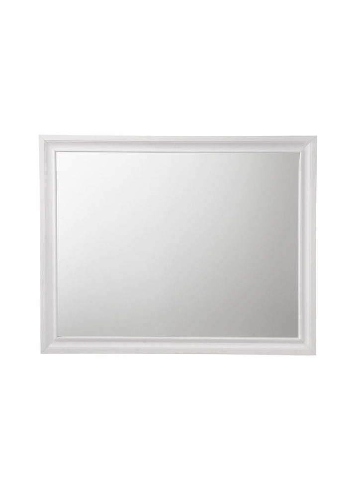 Naima Mirror in White Doba