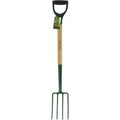 Natural Ash Handle Carbon Steel Border Fork – Durable, Ergonomic & Precise-Eclipse Fencing