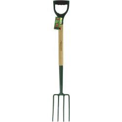 Natural Ash Handle Carbon Steel Border Fork – Durable, Ergonomic & Precise-Eclipse Fencing