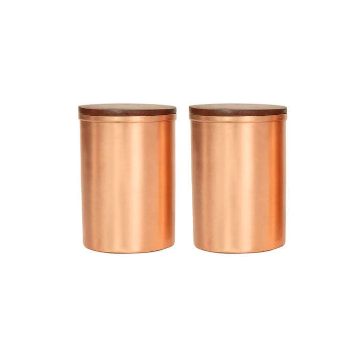 Neer Copper Tumbler with Lid - Set of 2