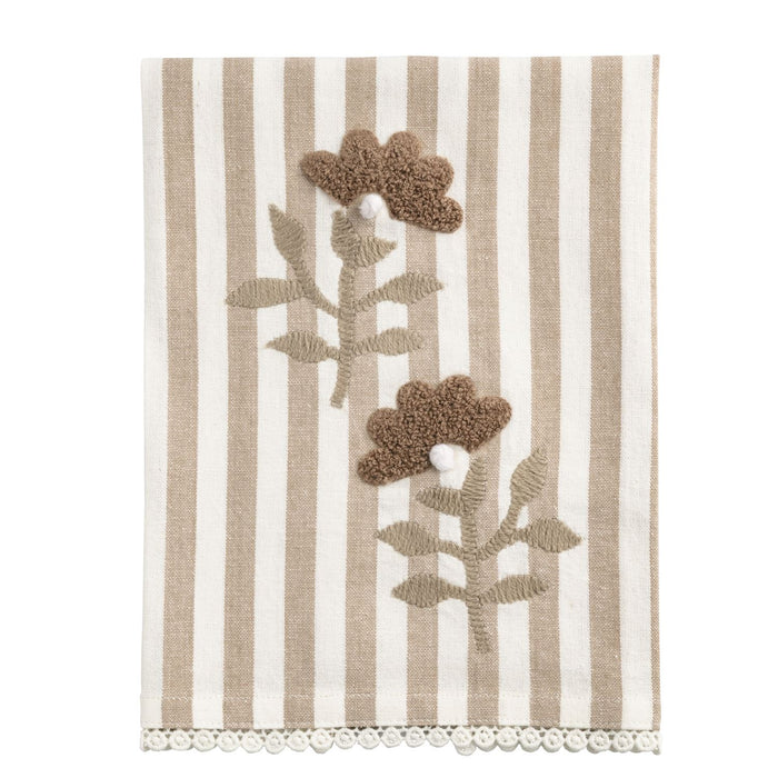 Neutral Floral Hand Towels (variety of styles)