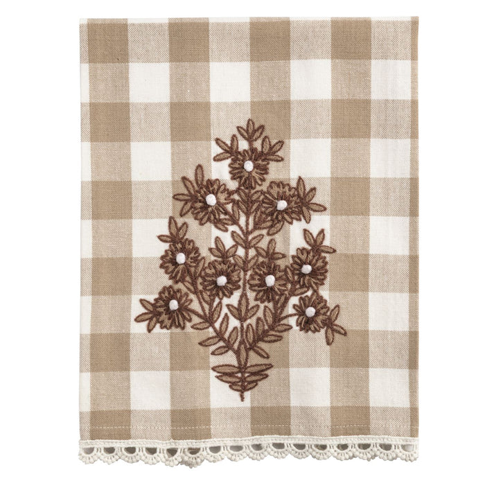 Neutral Floral Hand Towels (variety of styles)
