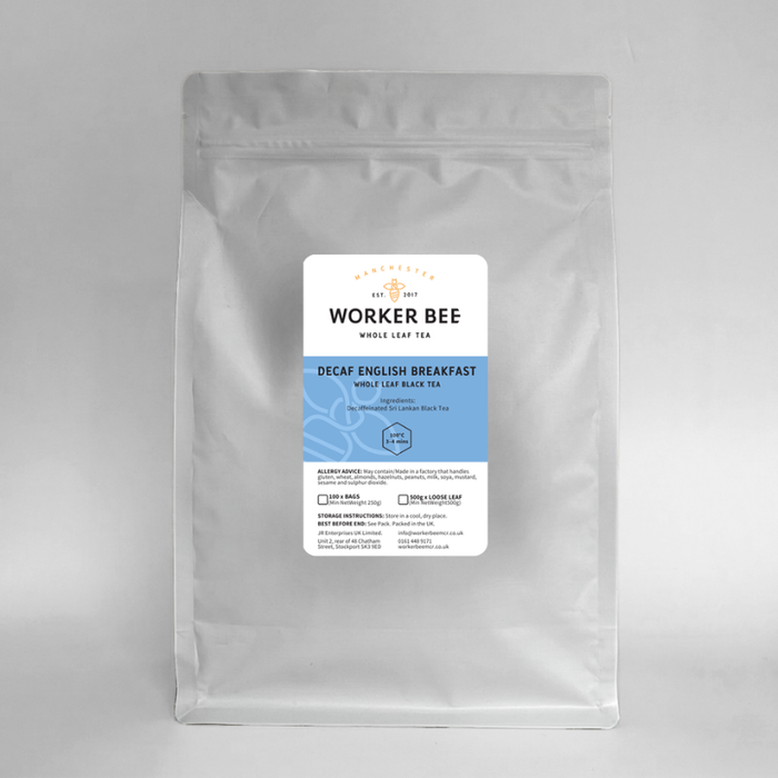 New - Decaffeinated Tea Biodegradable Bags (100)