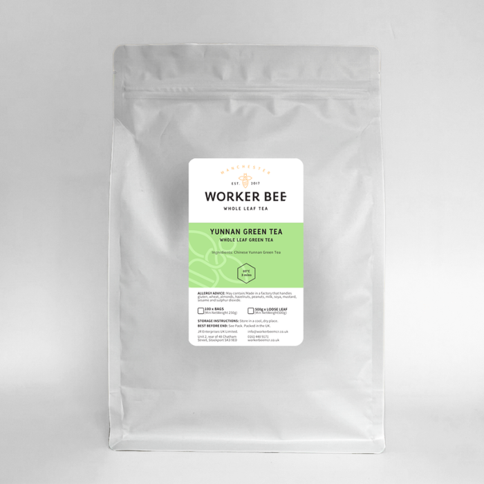 New - Yunnan Green Tea -Biodegradable Tea Bags (100)