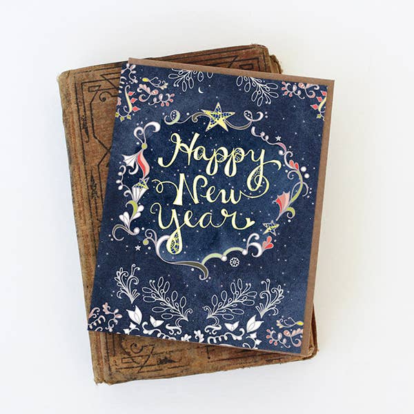 New Year Card: Starry New Year