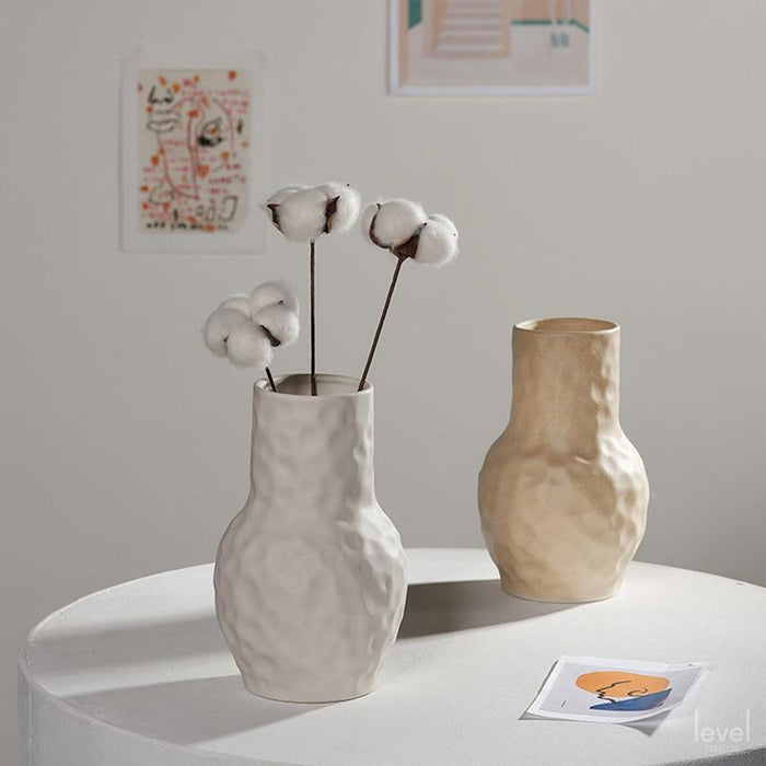 Nordic Dried Flower Ceramic Vase - Level Decor