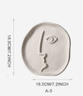 Nordic Human Face Design Ceramic Vase - A-3 - Level Decor