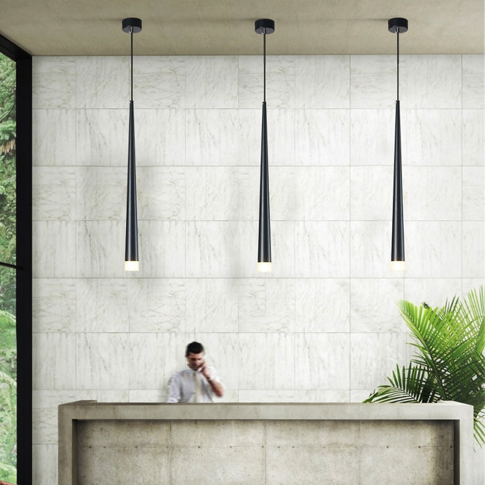 Nordic LED Chandelier Long Downlight - Level Decor