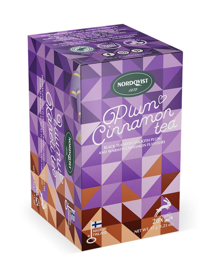 Nordqvist Traditional Plum Cinnamon Tea, from Finland