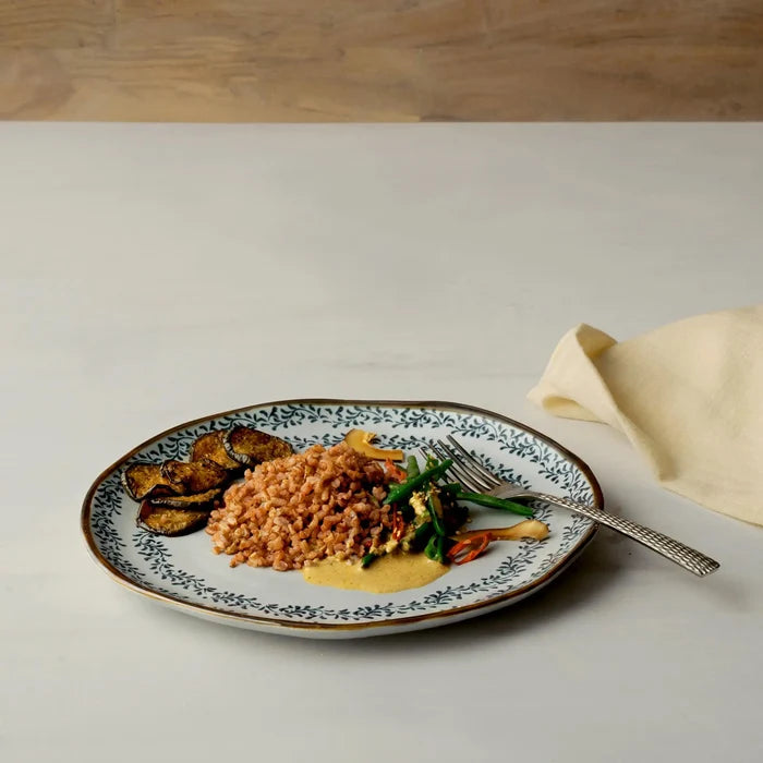 Ocean Hearts Ceramic Dinner Plate