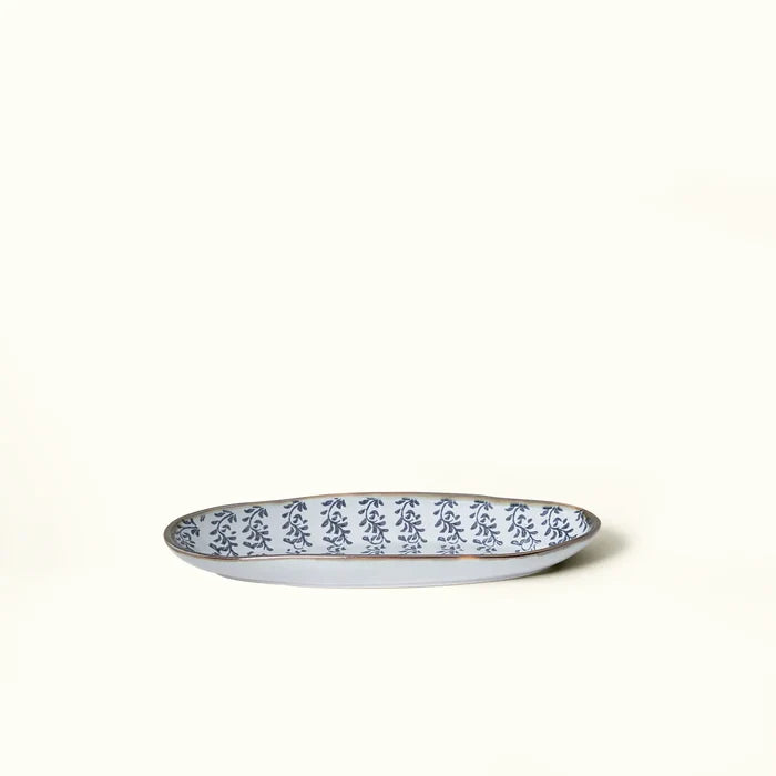Ocean Hearts Ceramic Serving Platter- Small