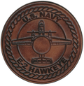 Officially Licensed US Navy E-2 Hawkeye Leather Patch
