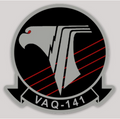 Officially Licensed US Navy VAQ-141 Shadowhawks Squadron Stickers