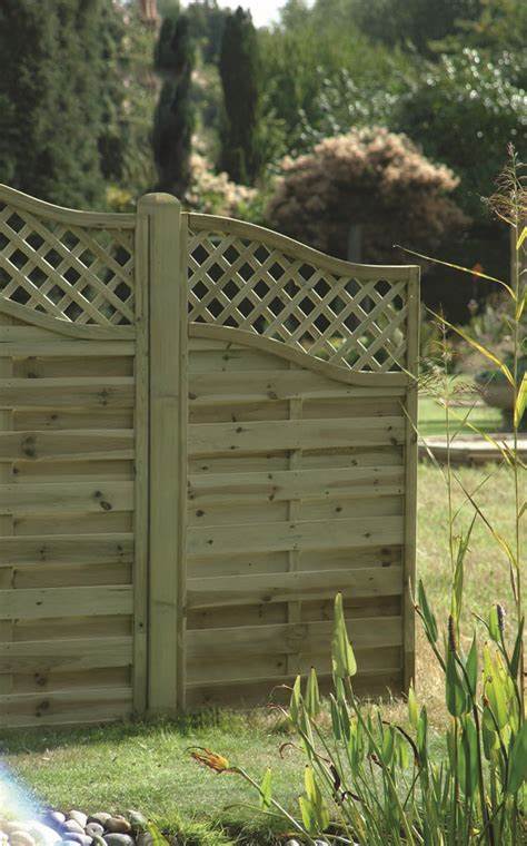 Omega Euro Curved Lattice Top – Elegant & Durable Garden Fencing-Eclipse Fencing