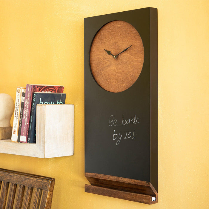 on time notice board & clock