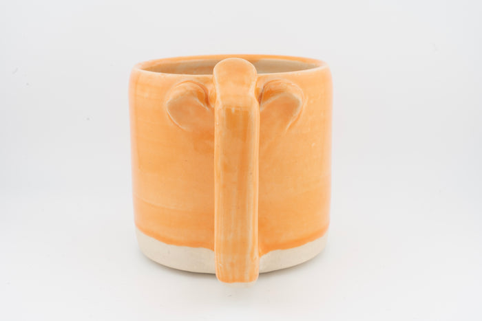 Orange Beer Stein
