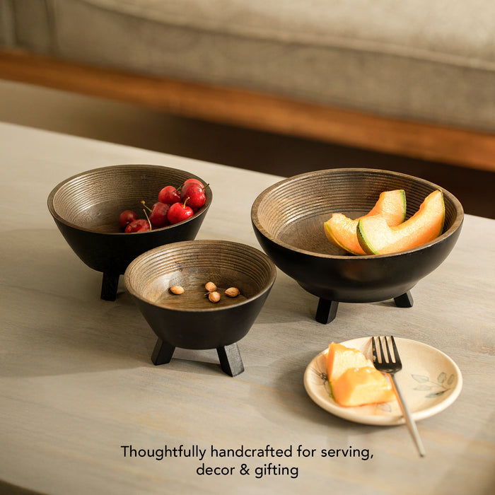 Orbis Tri Legged Round Bowl - Small