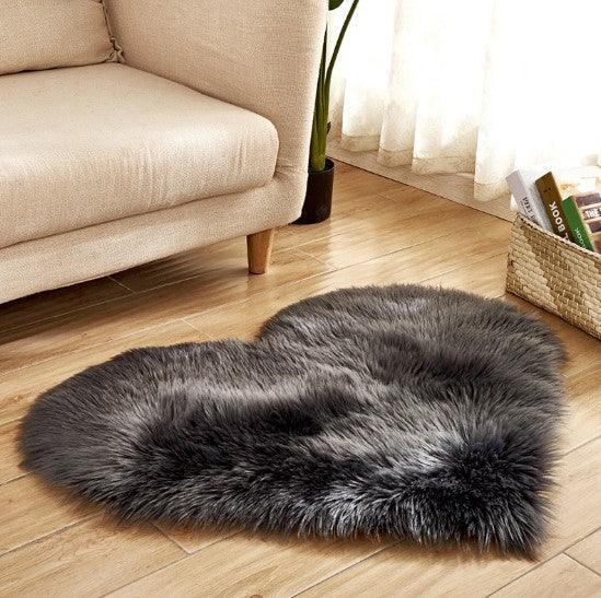 Original Plush Heart-Shaped Rug - Divine Heart L.A.