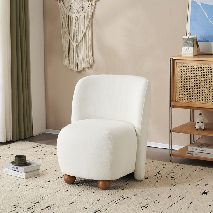 Paisley Low-Back Armless Chair Northern Lights