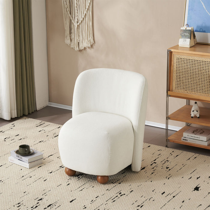 Paisley Low-Back Armless Chair Northern Lights