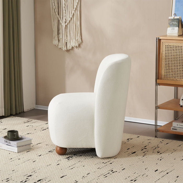 Paisley Low-Back Armless Chair Northern Lights